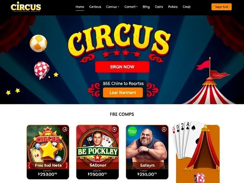 Step into the big top of online gambling with Circus.com—discover thrilling games, exclusive bonuses, and the best slots and casino action. Start your game today!